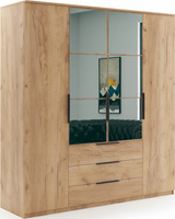 Szafa uchylna FLORENCJA 200 lustro DĄB CRAFT ZŁOTY