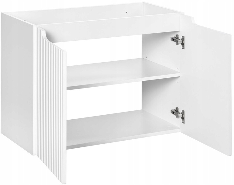 Szafka łazienkowa pod umywalkę 80cm, 2 drzwi, Meble łazienkowe NOVA Biały
