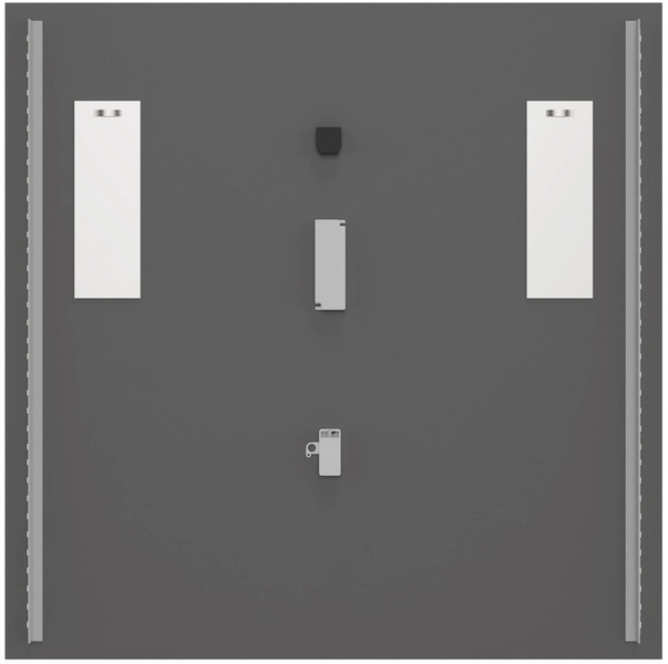 Lustro łazienkowe LED bez ramy 80cm, Meble łazienkowe AURA