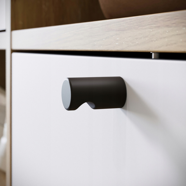 Garderoba DINO, lustro, wieszak DĄB ARTISAN / BIAŁY