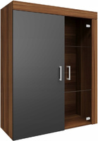 Witryna wisząca SAMBA 4, Śliwa / Grafit