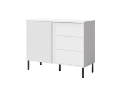 Komoda MIA 5, Komoda 100cm, Meble do Salonu MIA, MDF Biała