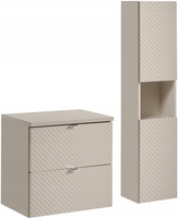 Zestaw mebli 60cm z blatem, słupek, Meble łazienkowe VIVA Kaszmir