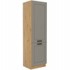 Szafka kuchenna słupek LUNA 60 DK-210 2F CLAY GREY / DĄB ARTISAN