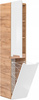 Słupek, szafka 804 35cm, Meble łazienkowe ARUBA Dąb Craft / Biały Połysk