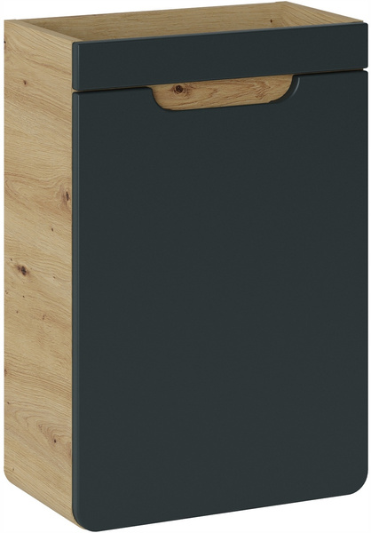 Szafka pod umywalkę 826 40cm, Meble łazienkowe ARUBA Dąb Craft/Biały Połysk