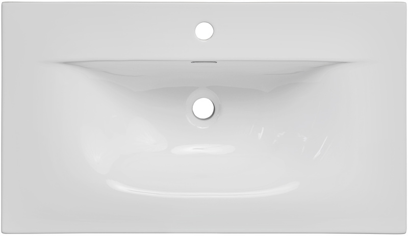 Zestaw meblowy 80cm z umywalką, Meble łazienkowe TALIA Dąb Casella / Czarny