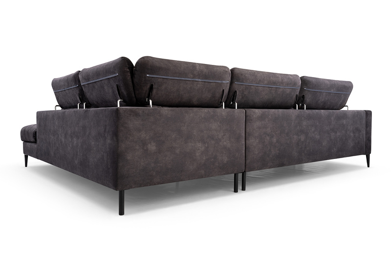 Narożnik do salonu JEZZI 300 cm, Rogówka, Salon