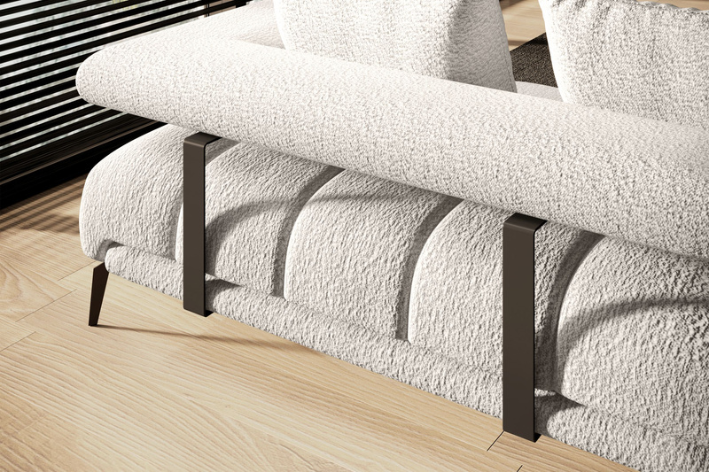 Narożnik MAGNETIC S 266 cm, Elektryczny wysuw siedziska