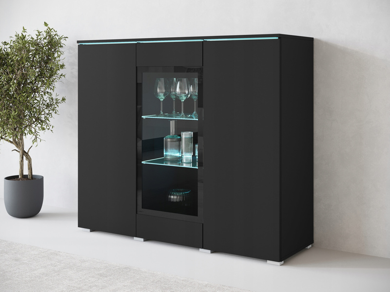 Witryna VERA HIGHBOARD 120 Dąb Wotan
