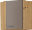 Szafka kuchenna górna BOLONIA 60x60 GN-72 (45°) 1F TRUFFLE GREY/DĄB ARTISAN