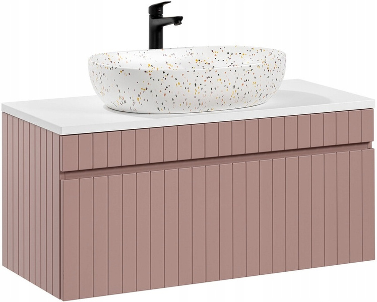 Blat łazienkowy 100cm, Meble łazienkowe BIAŁY