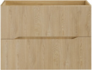 Szafka pod umywalkę 80cm, 2 szuflady, Meble łazienkowe NORDIC Dąb Cremona