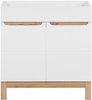 Szafka pod umywalkę 821 80cm, Meble łazienkowe BALI Dąb Craft/Biały Połysk