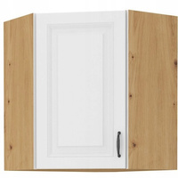 Szafka kuchenna górna STILO 60x60 GN-72 (45°) 1F BIAŁY MAT/DĄB ARTISAN