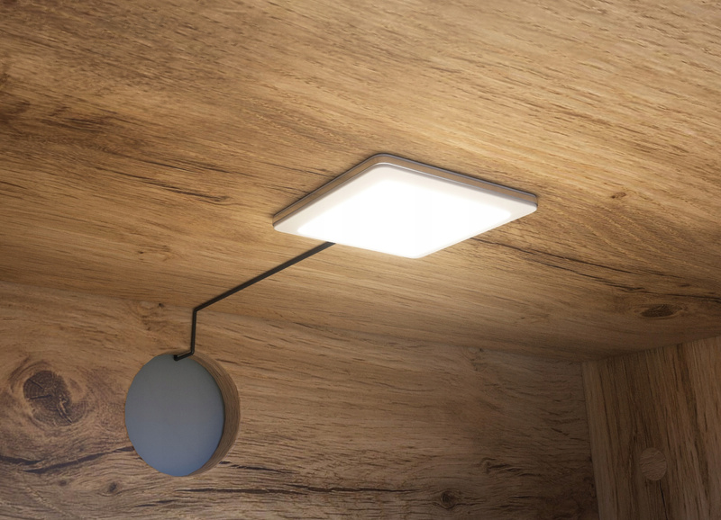 Szafka RTV Lowboard A 180cm DĄB WOTAN / BIAŁY POŁYSK