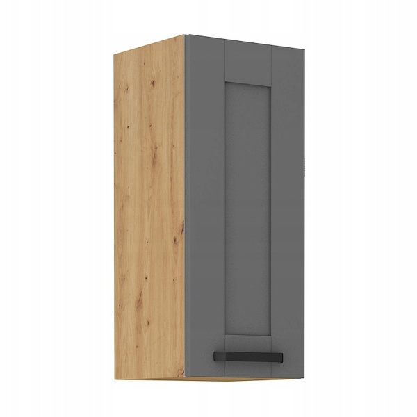 Szafka kuchenna górna LUNA 30 G-72 1F DUST GREY / DĄB ARTISAN