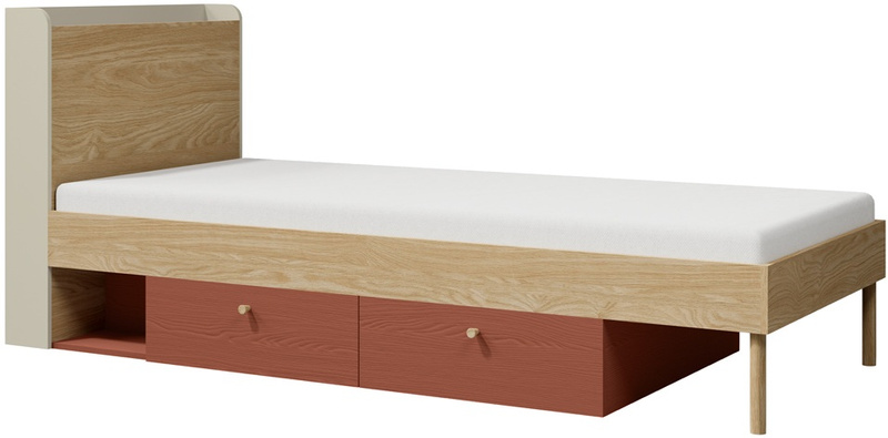 Łóżko YUKI 13 L/P 90x200cm, Meble Młodzieżowe