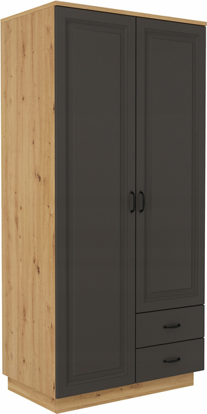Szafa FLAWIA 120cm 2D2S Dąb Artisan / Biały