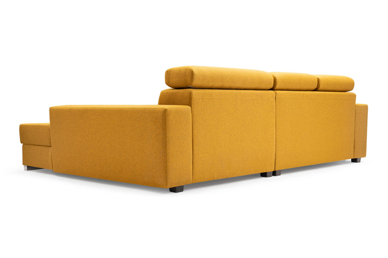 Narożnik z funkcją spania MEXICO DE LUX 263 cm, Rogówka, Rozkładany