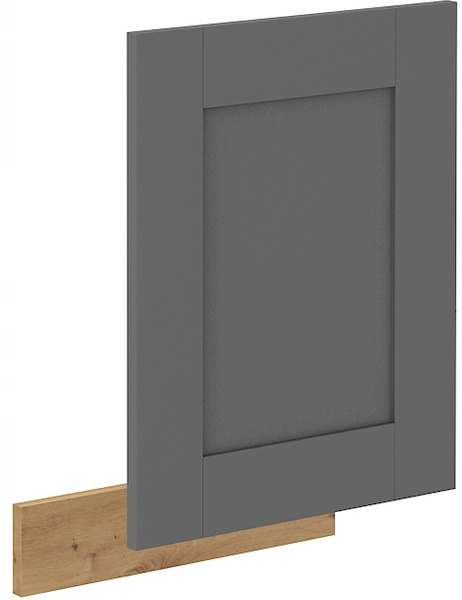 Front do zmywarki LUNA ZM 570 x 446 DUST GREY / DĄB ARTISAN