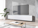 Szafka RTV Lowboard D 180cm CZARNY GRAFIT / DĄB WOTAN JODEŁKA MDF