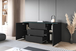 Komoda VERA 150 Czarny Grafit
