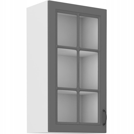 Szafka kuchenna górna STILO 40 GS-90 1F DUSTGREY/BIAŁY MAT