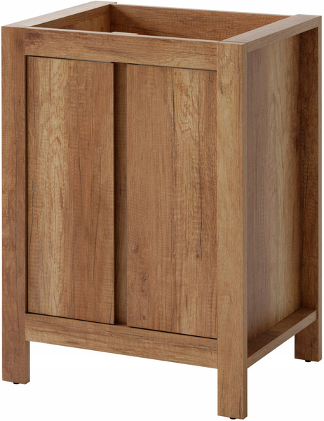 Szafka pod umywalkę 60cm, Meble łazienkowe CLASSIC 820 Dąb Romański