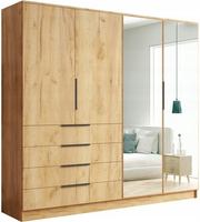 Szafa uchylna BOGOTA 200 lustro Dąb Craft Złoty