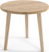 Stolik kawowy BOHO ława, drewniane nogi DĄB CRAFT ZŁOTY