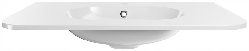 Umywalka meblowa jednokomorowa PURE 80cm Biały Połysk