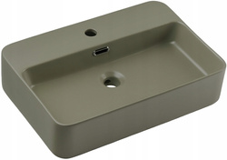 Umywalka nablatowa TRUST 55cm Zielony Mat
