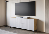 dąb artisan || biały