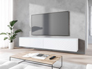 Szafka RTV Lowboard D 180cm CZARNY GRAFIT / DĄB WOTAN JODEŁKA MDF