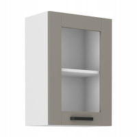 Szafka kuchenna górna LUNA 40 GS-72 1F CLAY GREY / BIAŁY MAT