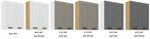 Szafka kuchenna górna LUNA 80 G-90 2F CLAY GREY / BIAŁY MAT