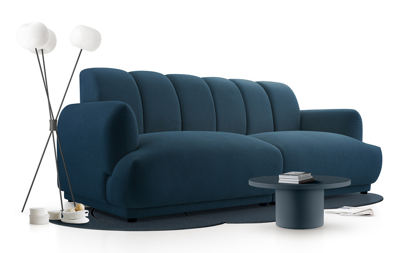 Wygodna Kanapa, Nowoczesna Sofa COLESTUS 204 cm