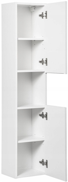 Zestaw meblowy 100cm, blat, słupek, umywalka, Meble łazienkowe NOVA Biała