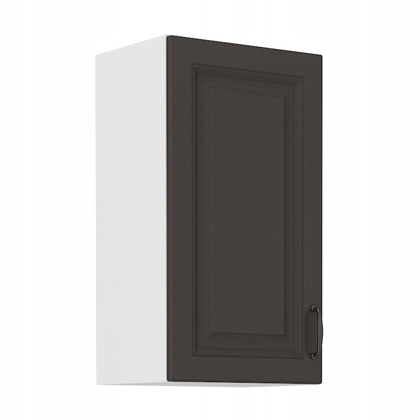 Szafka kuchenna górna STILO 40 G-72 1F GRAFIT MAT/BIAŁY MAT