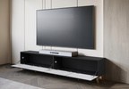 Szafka RTV PHUKET 190 Czarny Grafit Romby