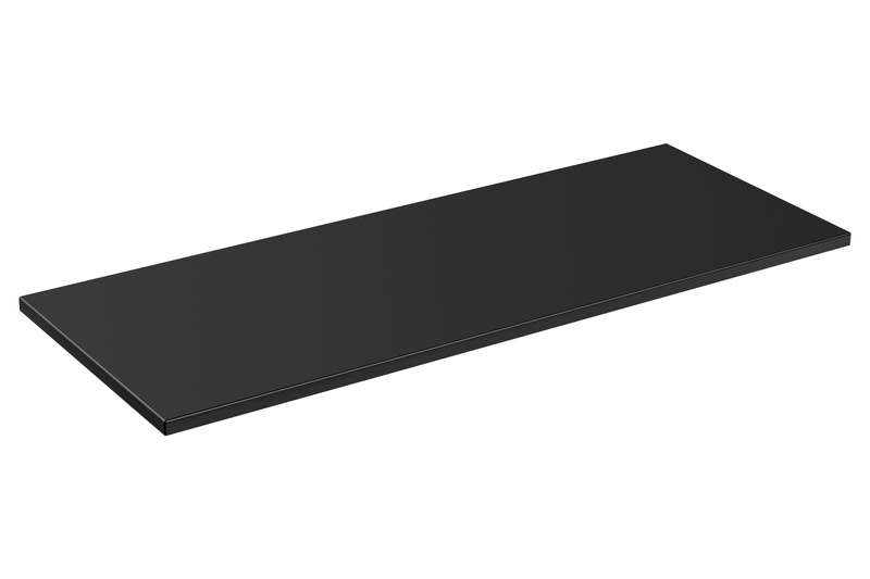 Meble łazienkowe SANTA FE BLACK 140, 2xUmywalka, 2xLustro, 2xLampa LED