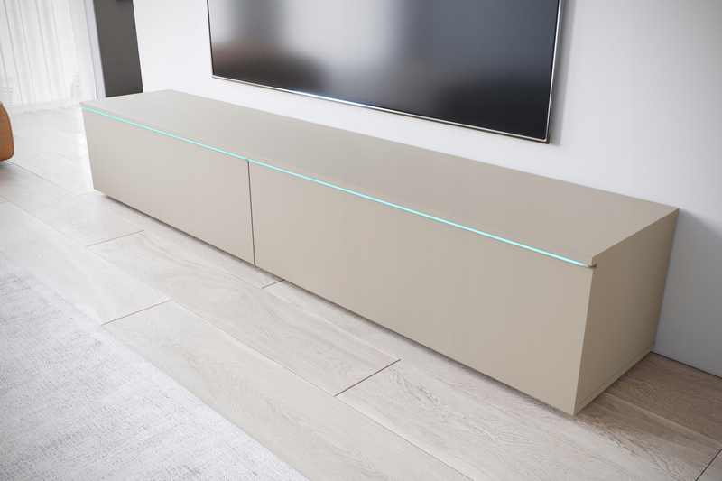 Szafka RTV Lowboard D 180cm KASZMIROWY BEŻ