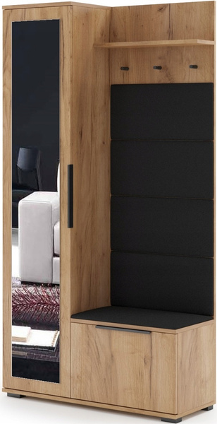 Garderoba LIVIA panele 100cm lustro LEWA