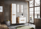 Szafka pod umywalkę 829 80cm, Meble łazienkowe ARUBA Dąb Craft Złoty