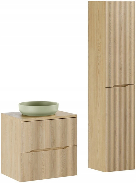 Blat łazienkowy 60cm, Meble łazienkowe DĄB CREMONA