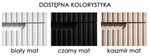 Meble łazienkowe NOVA CASHMERE 140, 2xUmywalka nablatowa, Kaszmir, 3 KOLORY