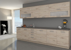 Szafka kuchenna wysoka, słupek 40 DK-210 2F BB DĄB BORDEAUX, Meble Kuchenne BORDEAUX