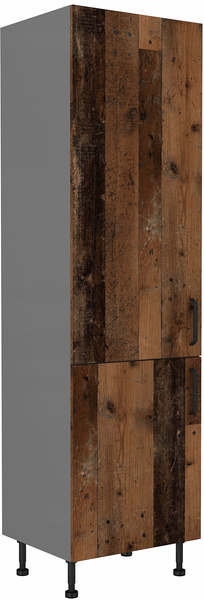 Szafka kuchenna słupek OLD STYLE 60 LO-215 2F OLD STYLE WOOD/ANTRACYT