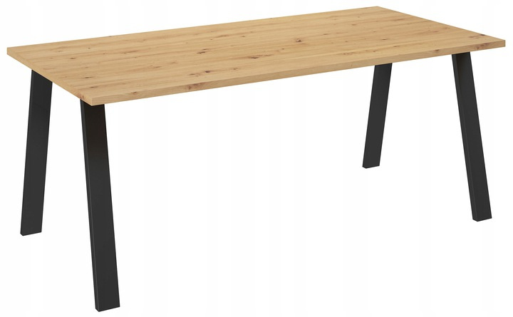 Stół loftowy do jadalni KLEO 185x90 BIAŁY